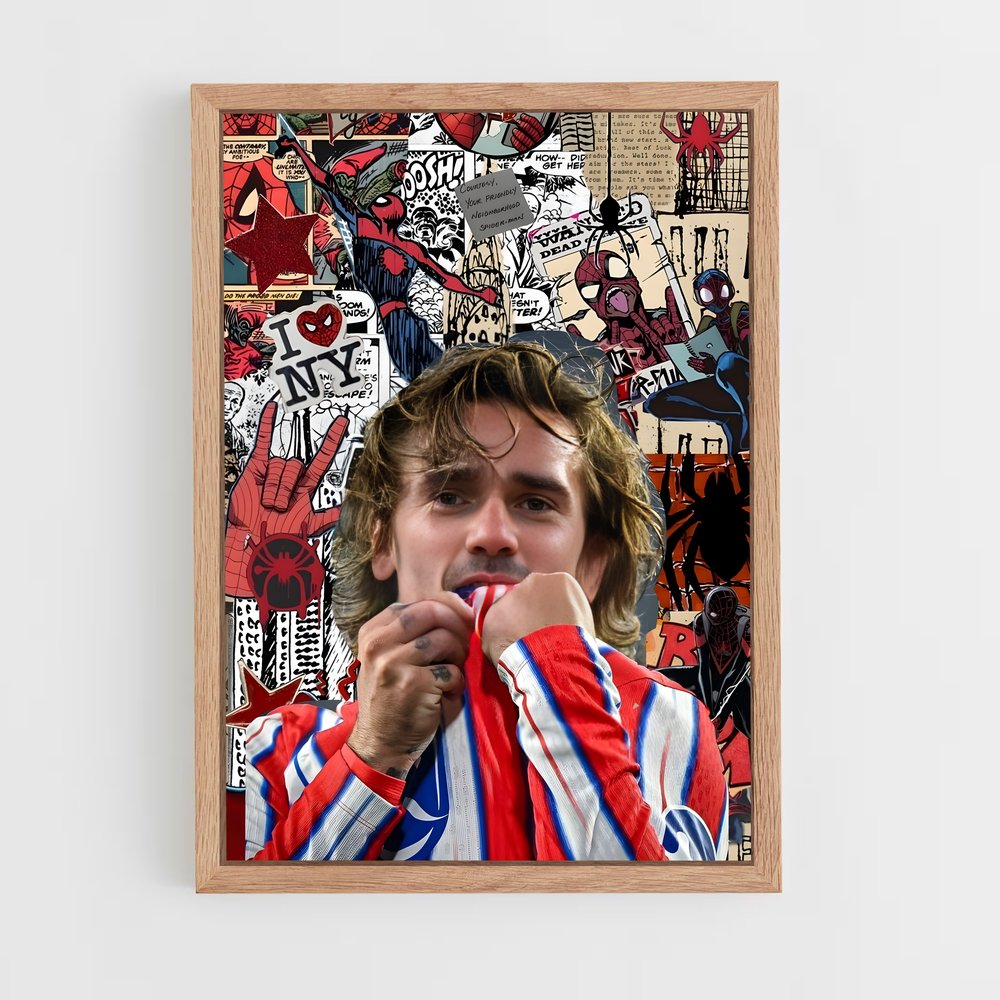 Poster Graffiti Griezmann (vue 4)